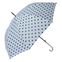Juleeze Parapluie pour adultes Ø 100 cm Blanc Polyester Points