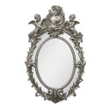 Clayre & Eef Specchio 35x55 cm Color argento Plastica Ovale Angeli
