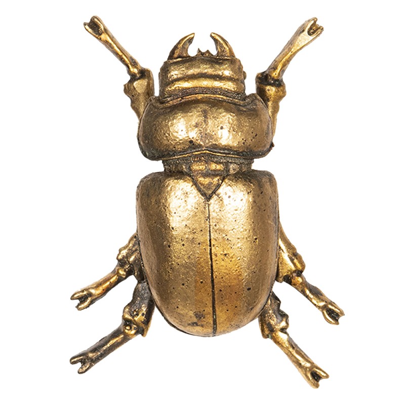 Clayre & Eef Wohnaccessoires Insekt 13*10*5 cm Goldfarbig