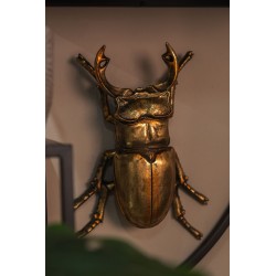 Clayre & Eef Statue Insect 13*10*5 cm Golden color