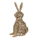 Clayre & Eef Figurine Rabbit 25x42 cm Brown Seagrass
