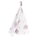 Clayre & Eef Tea Towel  Ø 80 cm Purple White Cotton Round Lavender