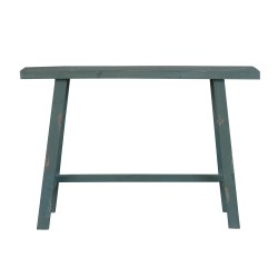 Clayre & Eef Side Table 5H0160 60*21*40 cm Green Wood Rectangle