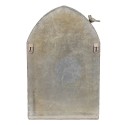 Clayre & Eef Mailbox 25x10x40 cm Grey Green Metal Post