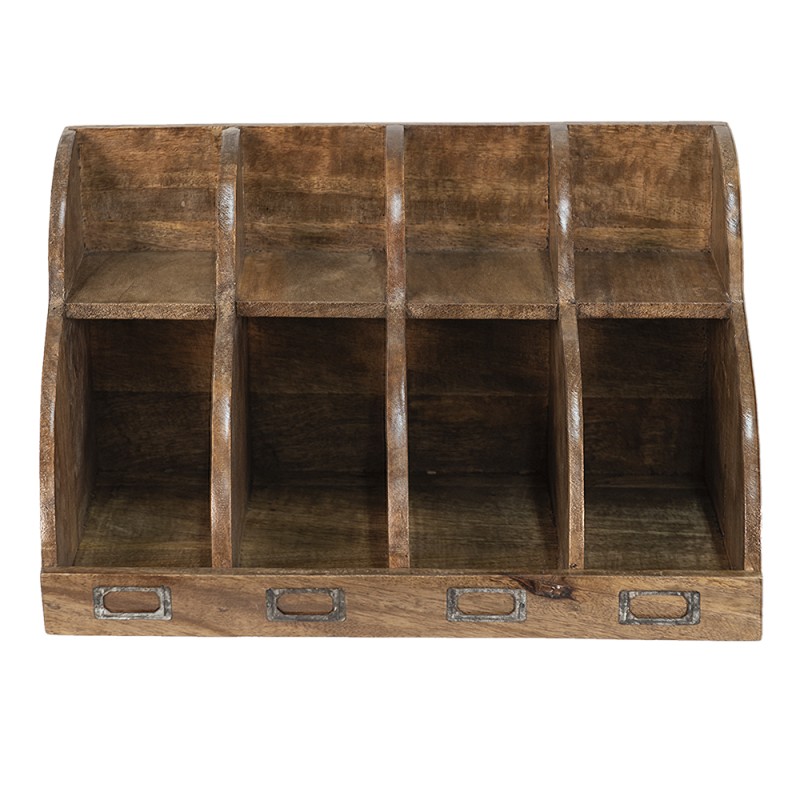 Clayre & Eef Letter Holder 40x22x23 cm Brown Wood