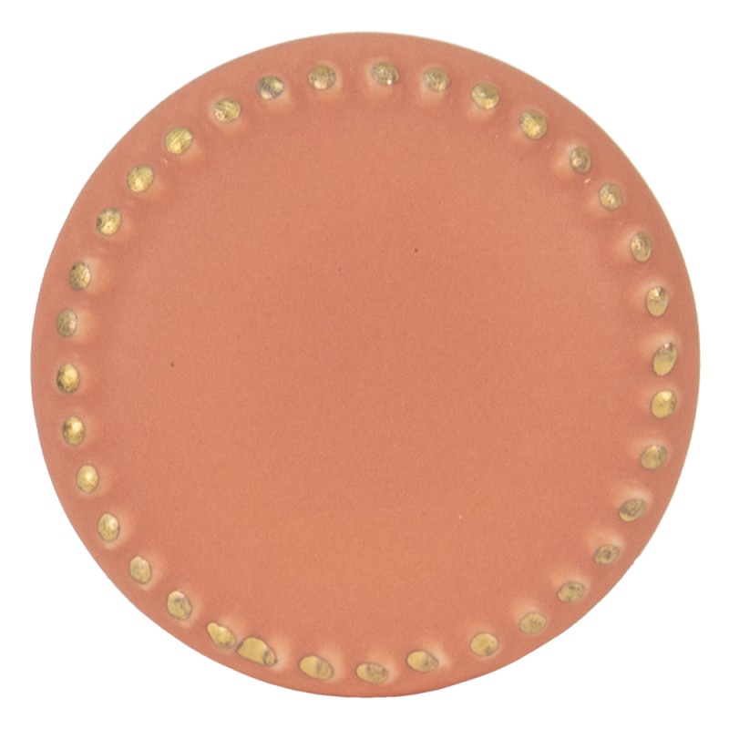 Clayre & Eef Pomello Ø 4 cm Arancione Color oro Ceramica