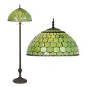 LumiLamp Floor Lamp Tiffany Ø 51x165 cm Green Glass