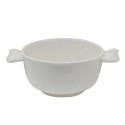 Clayre & Eef Decorative Bowl 150 ml White Ceramic Wings