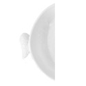 Clayre & Eef Servierplatte 800 ml Weiß Keramik Flügel