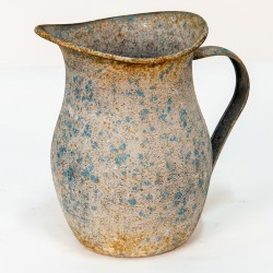 Clayre & Eef Decoratie Kan  20x14x19 cm Blauw Metaal