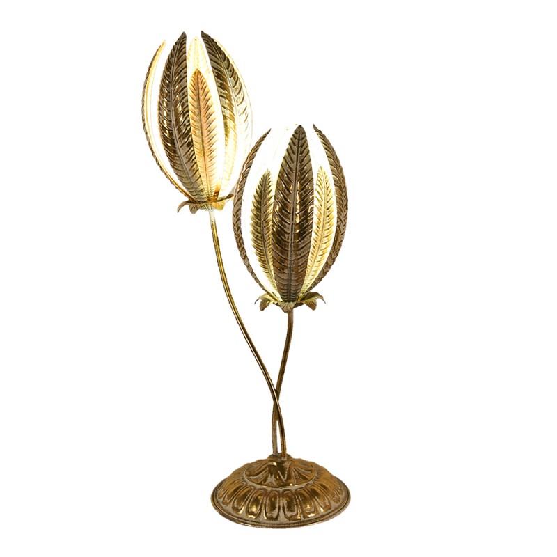 Clayre & Eef Floor Lamp 42x27x88 cm  Gold colored Metal
