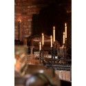 Clayre & Eef Candle holder 46 cm Black Iron