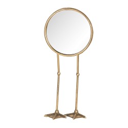 Clayre & Eef Mirror 20*47 cm Golden color Metal Glass