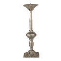 Clayre & Eef Candle holder Ø 9x32 cm Silver colored Iron