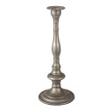 Clayre & Eef Candle holder Ø 12x32 cm Silver colored Iron