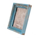 Clayre & Eef Photo Frame 18x24 cm Blue Beige Wood Rectangle