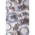 Clayre & Eef Tea for One 400 ml Blue Porcelain Flowers