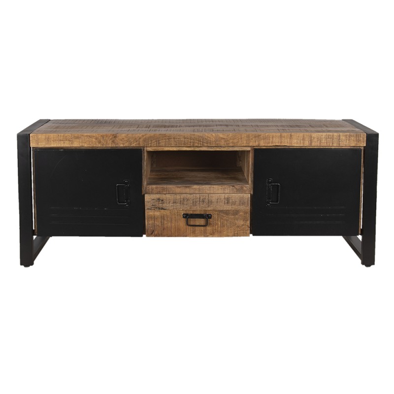 Clayre & Eef TV kast  140x40x55 cm Bruin Hout