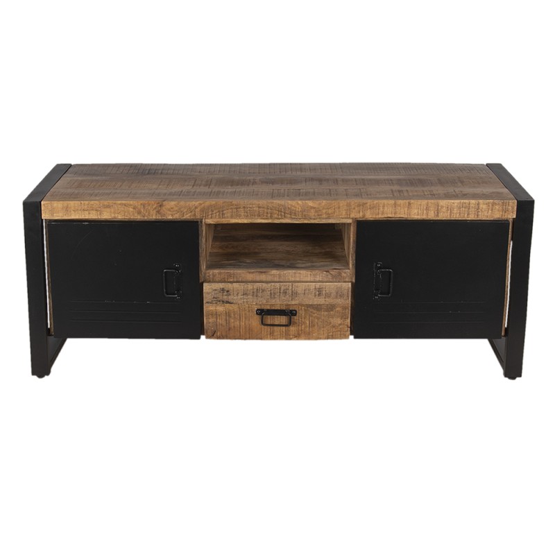 Clayre & Eef TV kast  140x40x55 cm Bruin Hout