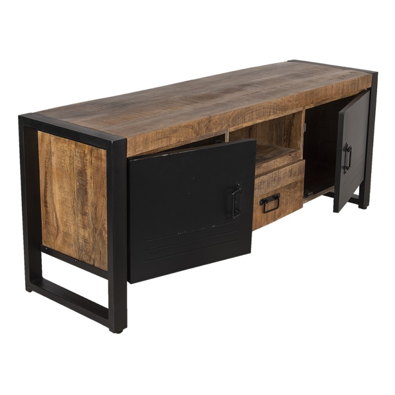 Clayre & Eef TV kast  140x40x55 cm Bruin Hout