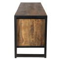 Clayre & Eef Meuble TV 140x40x55 cm Marron Bois