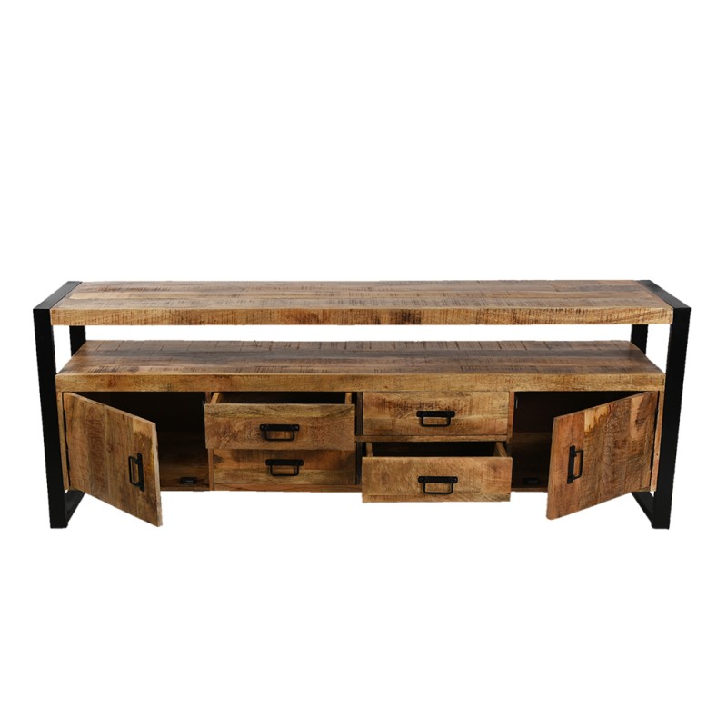 Clayre & Eef TV Cabinet 190x40x70 cm Brown Wood