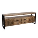 Clayre & Eef TV Cabinet 190x40x70 cm Brown Wood