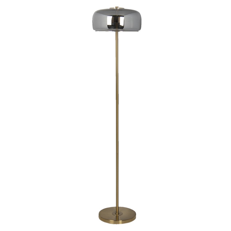 Clayre & Eef Floor Lamp Ø 38x152 cm LED Grey Metal