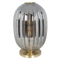 Clayre & Eef Table Lamp Ø 20x35 cm  Grey Metal