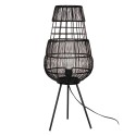 2Clayre & Eef Table Lamp Ø 20*59 cm Black