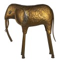 Clayre & Eef Figurine Éléphant 50x16x50 cm Couleur cuivre Métal