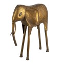 Clayre & Eef Figurine Éléphant 50x16x50 cm Couleur cuivre Métal