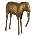 Clayre & Eef Figurine Elephant 50x16x50 cm Copper colored Metal