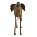 Clayre & Eef Figur Elefant 50x16x50 cm Kupferfarbig Metall