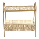 Clayre & Eef Side Table 55x33x58 cm Gold colored Iron