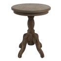 Clayre & Eef Side Table Ø 50x65 cm Brown Wood Round