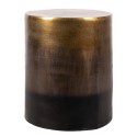 Clayre & Eef Side Table Ø 45x57 cm Gold colored Aluminium Round