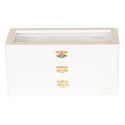 2Clayre & Eef Jewellery Box 24x10x12 cm White
