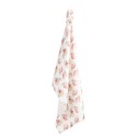 Clayre & Eef Tea Towel  50x70 cm Red White Cotton Apple