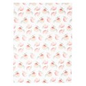 Clayre & Eef Theedoek  50x70 cm Rood Wit Katoen Appel