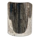 Clayre & Eef Teelichthalter Ø 15x20 cm Silberfarbig Glas