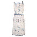 Clayre & Eef Kitchen Apron 70x85 cm Beige Blue Cotton Blueberries