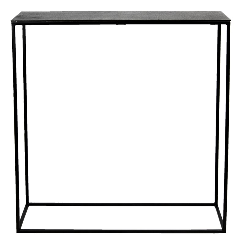 Clayre & Eef Side Table 99x29x83 cm Grey Aluminium Rectangle