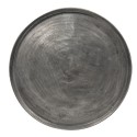 Clayre & Eef Tavolino da caffè Ø 80x48 cm Color argento Alluminio Rotondo