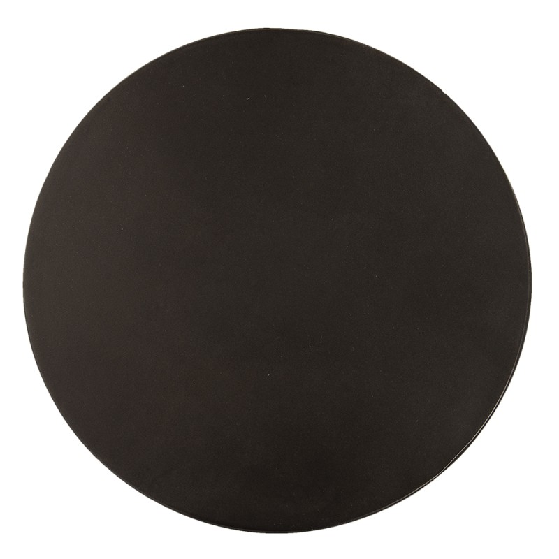 Clayre & Eef Side Table Ø 50x100 cm Black Iron Round