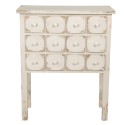 Clayre & Eef Chest of Drawers 78x36x95 cm White Wood Rectangle