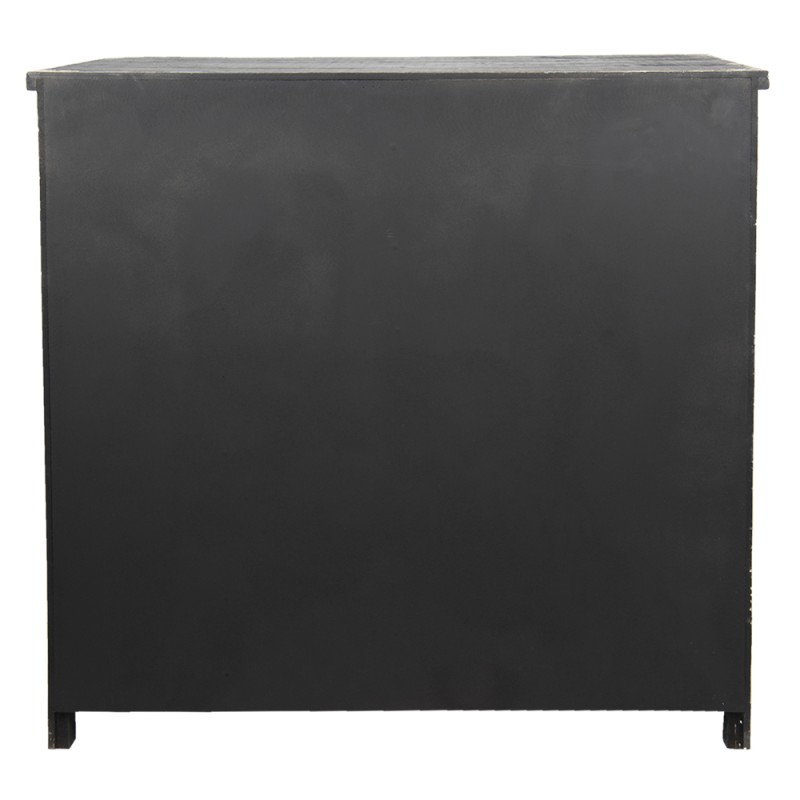 Clayre & Eef Chest of Drawers 96x40x94 cm Black Wood