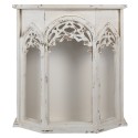 Clayre & Eef Wall Cabinet 76x26x82 cm White Wood