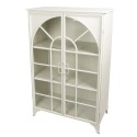Clayre & Eef Display Cabinet 80x41x120 cm White Iron Rectangle