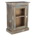 Clayre & Eef Wall Cabinet 30x15x40 cm Brown Blue Wood Rectangle
